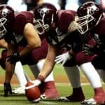 Linemen in their stances