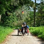 recumbent bike on trail