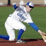 baseball player wearing sunglasses