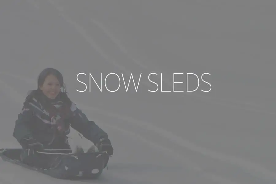 snow sleds